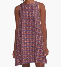 Purple Evening Space A-Line Dress