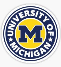 University of Michigan Starbucks Sticker
