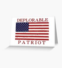Deplorable Patriot Greeting Card