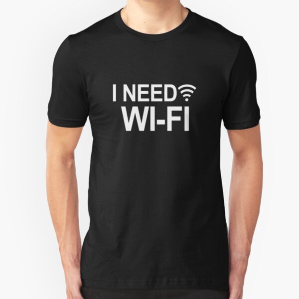 Mujer Gracioso Camiseta Novedad Broma Eslogan Top señoras el hogar es donde se conecta Wifi