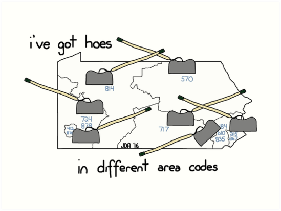 i-ve-got-hoes-in-different-area-codes-art-print-by-paintbydumbers