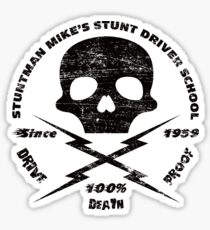 Stuntman Mike Stunt Driver School Sticker