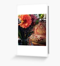 Vintage Blooms Greeting Card