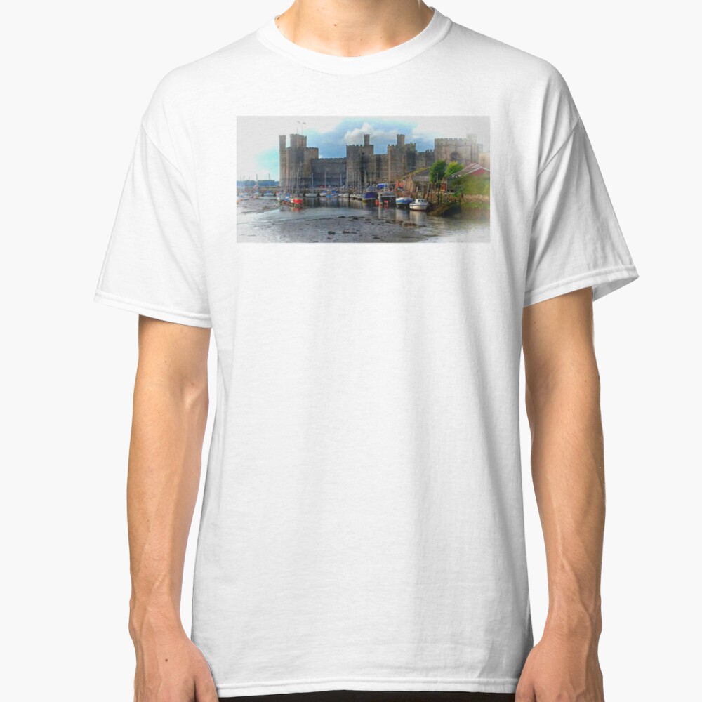 PUERTO DEL CASTILLO DE CAERNARFON Camiseta clásica