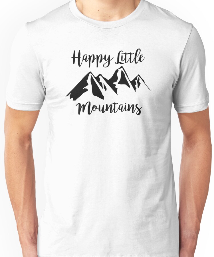 Happy Little Mountains Unisex T-Shirt