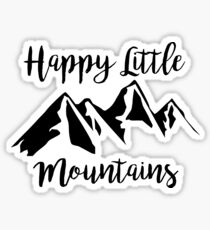 Happy Little Mountains (Bob Ross) Sticker