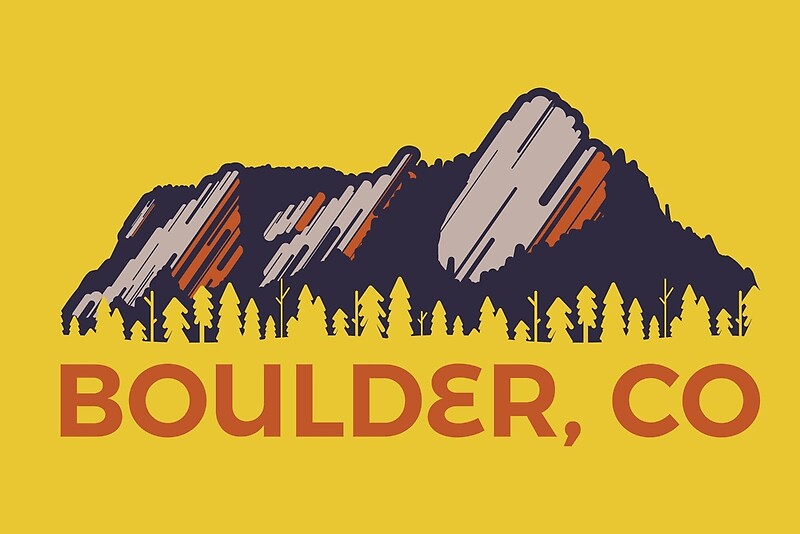 "Boulder Flatirons" by Redbubble