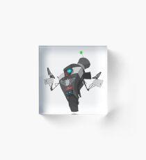 Fancy Claptrap Sticker Acrylic Block