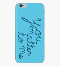 Vinilo o funda para iPhone Tú me importas - Camarera