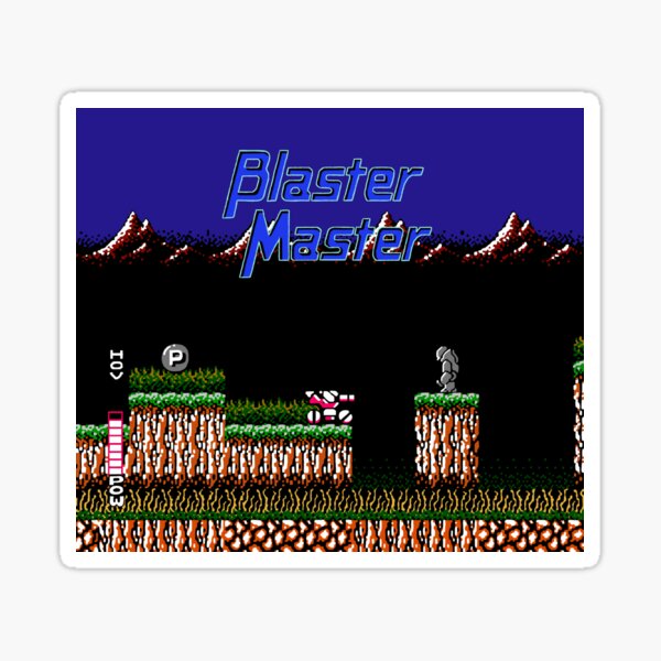 Blaster Master Fan Art Sticker