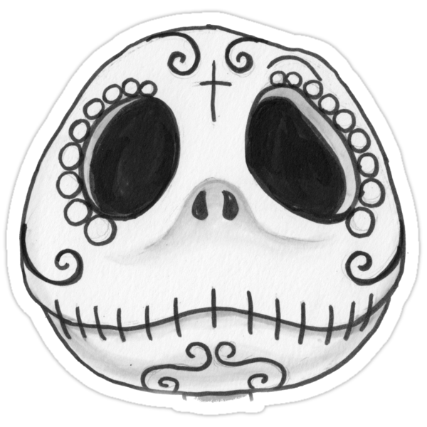 jack skellington candy skull