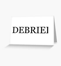 Debriel -- Supernatural Greeting Card