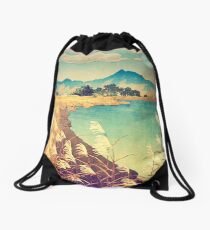 Last stop before Yaeinkei Drawstring Bag