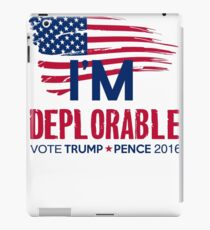 I'm Deplorable iPad Case/Skin