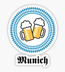 Munich 2 Beer (Bavaria Germany) Sticker