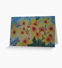 Daffodils herald the spring Greeting Card