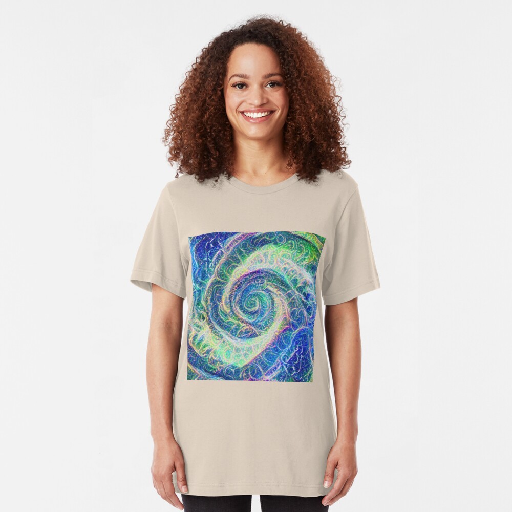 Vortex dragon #DeepDream B Slim Fit T-Shirt