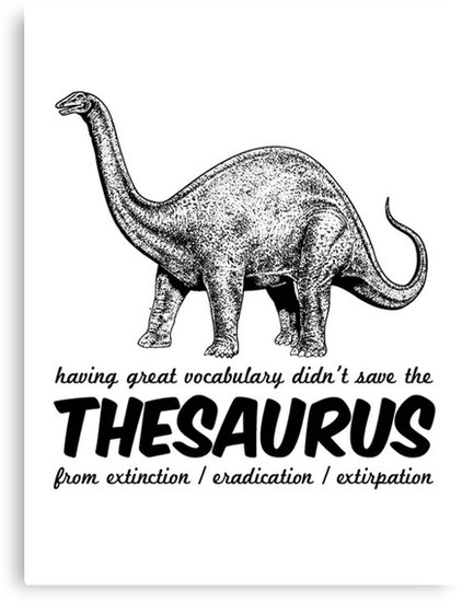 thesaurus dinosaur