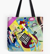Kandinsky-Black Grid Tote Bag