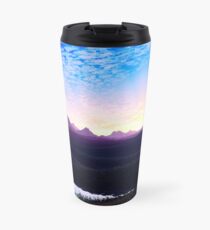 Pixel Art Nature Scene Travel Mug