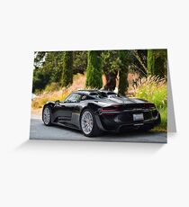 Porsche 918 Greeting Card