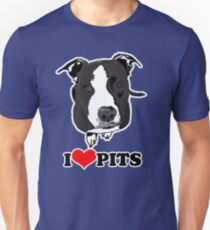 I Love Pit Bulls Unisex T-Shirt