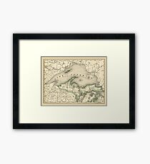 Lake Superior 1878 Framed Print