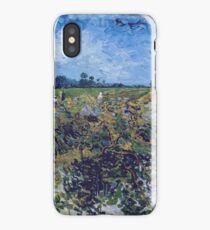 Vincent Van Gogh - Green Vineyard, 1888 iPhone Case/Skin