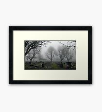 Gravestones Framed Print