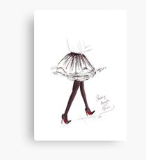 Strolling Through Paris Canvas Print