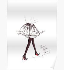 Schlendern durch Paris Poster