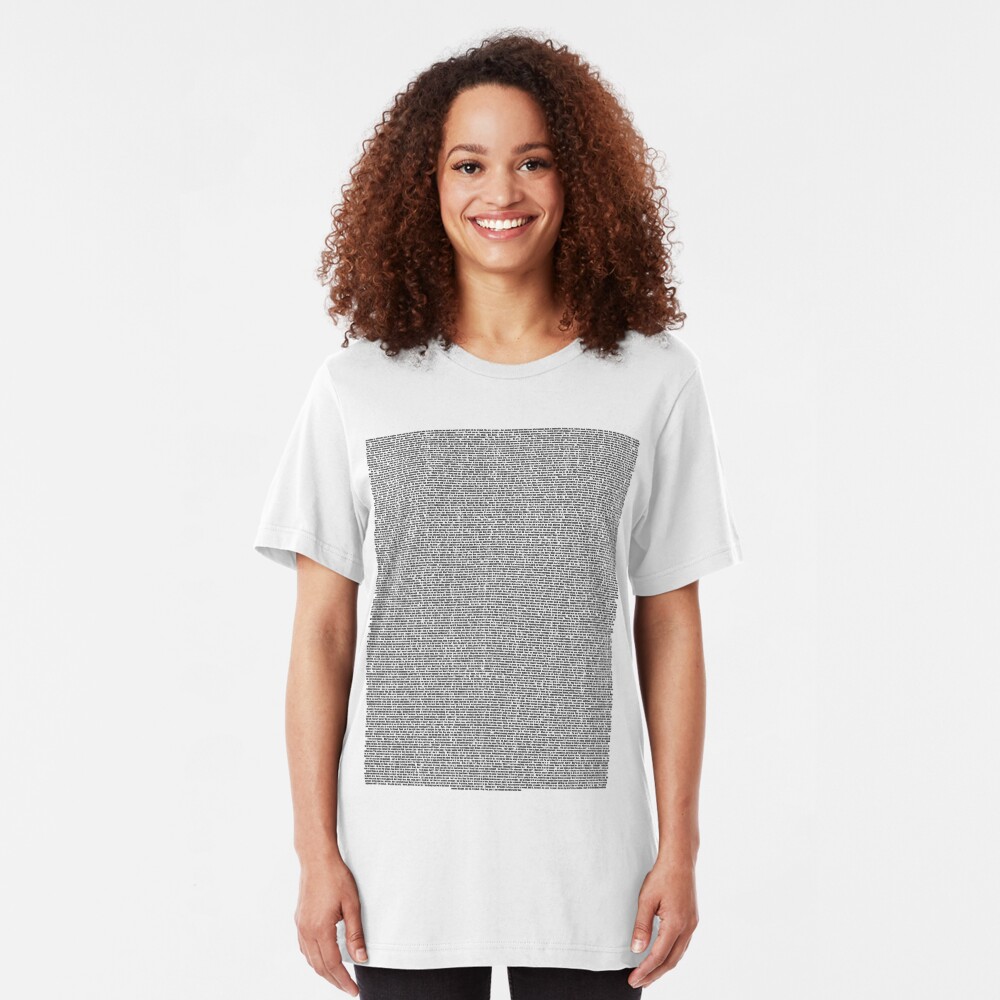 Bee Movie Script (Updated: Check Description For Details) Slim Fit T-Shirt
