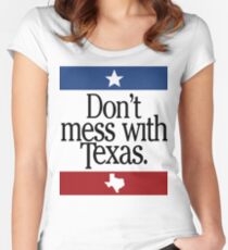 Verwirren Sie nicht mit Texas Tailliertes Rundhals-Shirt