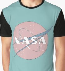 PASTELL NASA Grafik T-Shirt