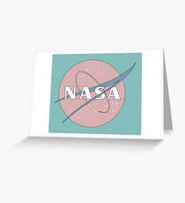 PASTEL NASA Greeting Card