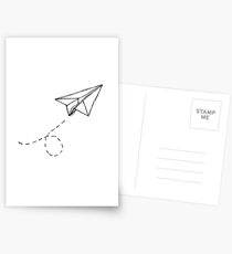 Paper Airplane 9 Postcards