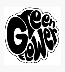 Green Flower Photographic Print