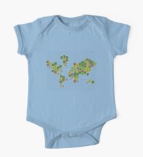 The Nations of Catan Short Sleeve Baby One-Piece