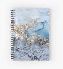 Marble Swirl Spiral Notebook