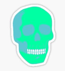 Neon Skull Sticker