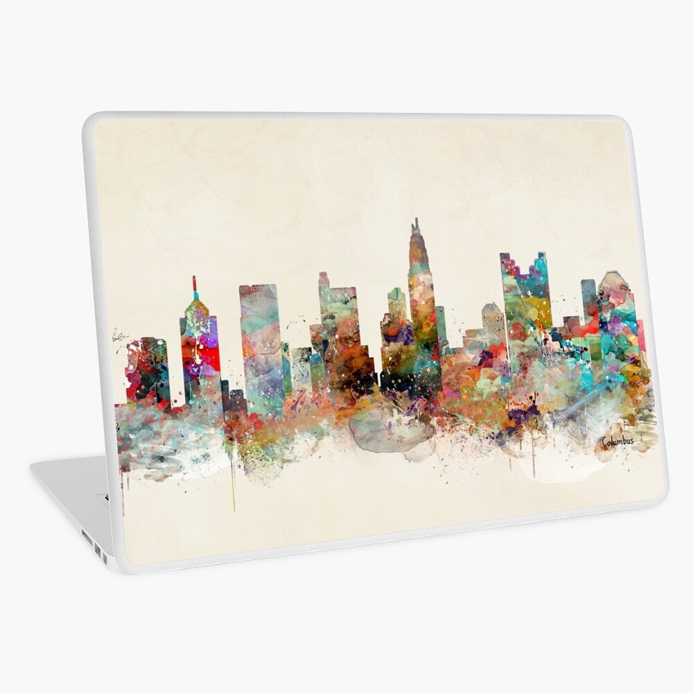 columbus ohio skyline Laptop Skin