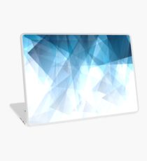 Ice Blue Fractals Laptop Skin