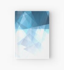Ice Blue Fractals Hardcover Journal