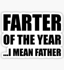 Farter Of The Year Sticker