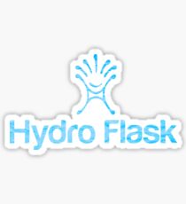 Hydro Flask with water background Sticker