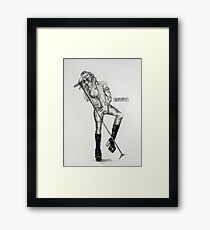 Rock Star Framed Print