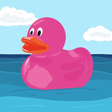 Pink Rubber Duck Classic T-Shirt for Sale by NattyDesigns
