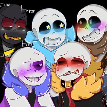 Undertale AU Stickers Undertale Underfell Underswap 