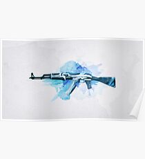 CS:GO AK-47 Vulcan Poster