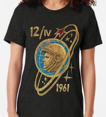 CCCP Yuri Gagarin 12-4-1961 Vintage T-Shirt